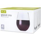 True - Grand Cru Stemless Wine Glasses 4pk