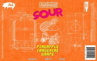 Black Hog Pineapple Tangerine Sour (4 pack 12oz cans) (4 pack 12oz cans)