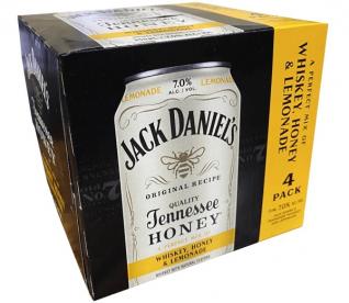 Jack Daniels - Jd Whiskey Honey And Lemonade (4 pack 12oz cans) (4 pack 12oz cans)