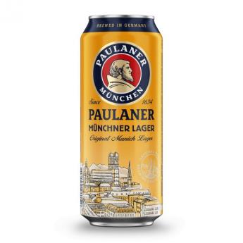 Paulaner Munich Lager (4 pack 16oz cans) (4 pack 16oz cans)