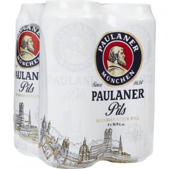 Paulaner Pils (4 pack 16oz cans) (4 pack 16oz cans)