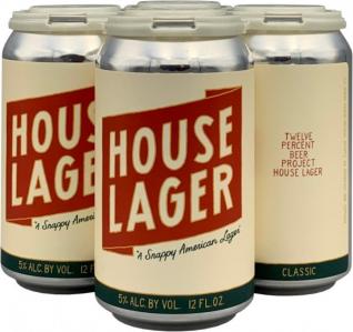 Twelve Percent Beer Project - House Lager (4 pack 12oz cans) (4 pack 12oz cans)