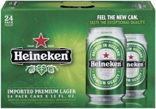 Heineken Brewery - Premium Lager (24 pack 12oz cans) (24 pack 12oz cans)